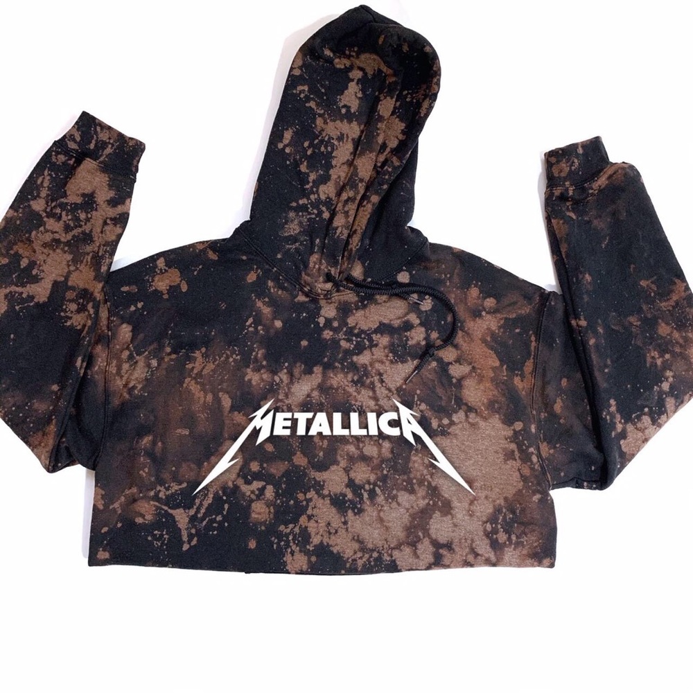 Bleached Metallica hoodie - Picture 2 of 3